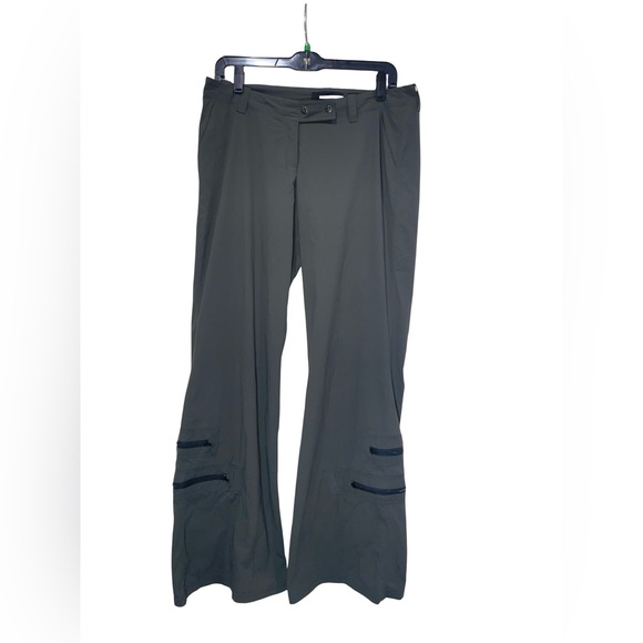 Anatomie Designer Travel Cargo Pants - Lightweight Stretch Slate Gray size L